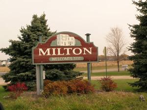 Old Milton sign